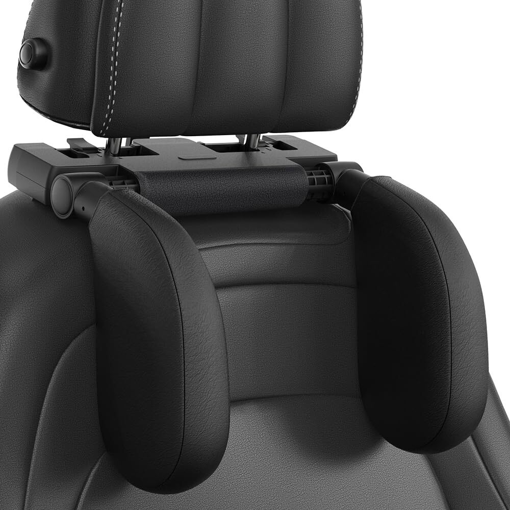 Epochhike Car Headrest Neck Pillow Pu Leather Semicircular A05