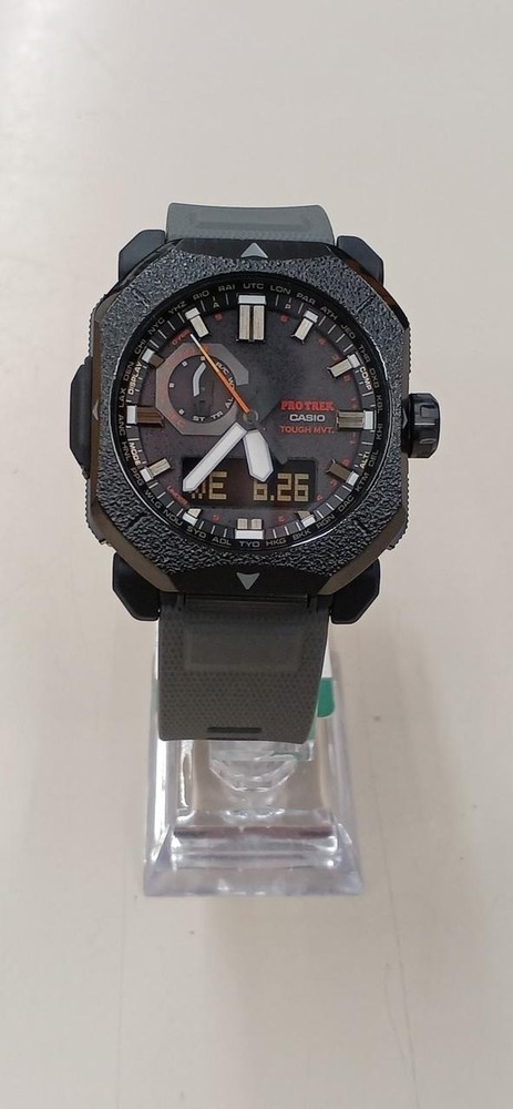 Casio PRW-6900BF-1JF Solar Watch Pro Trek Digital-Analog Black With Box Used