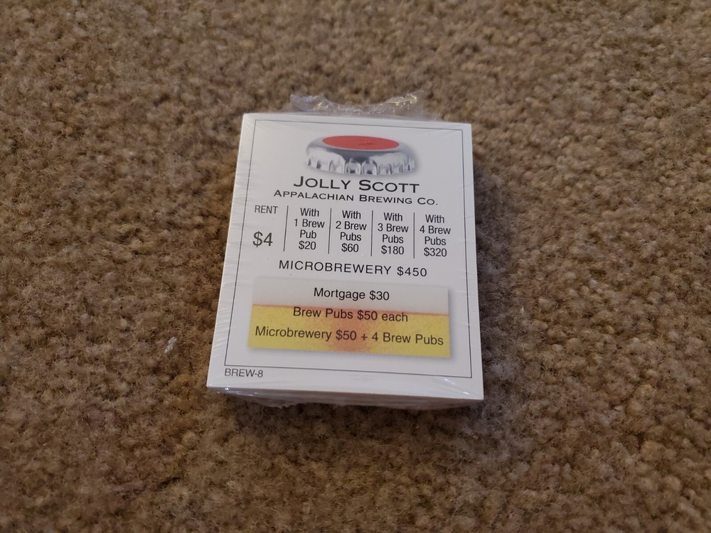 BrewOpoly replacement parts Pieces Property Cards Late For The Sky Games