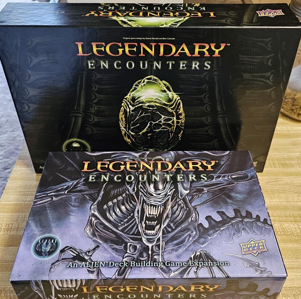 LEGENDARY ENCOUNTERS ALIEN Board Game ALIEN EXPANSION Used COMPLETE UDE 2016