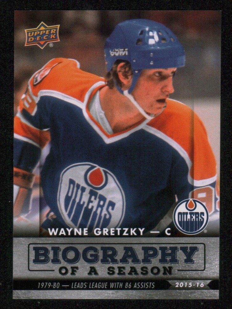 2015-16 Upper Deck Biography of a Season #BIOWG-10 Wayne Gretzky (404065)