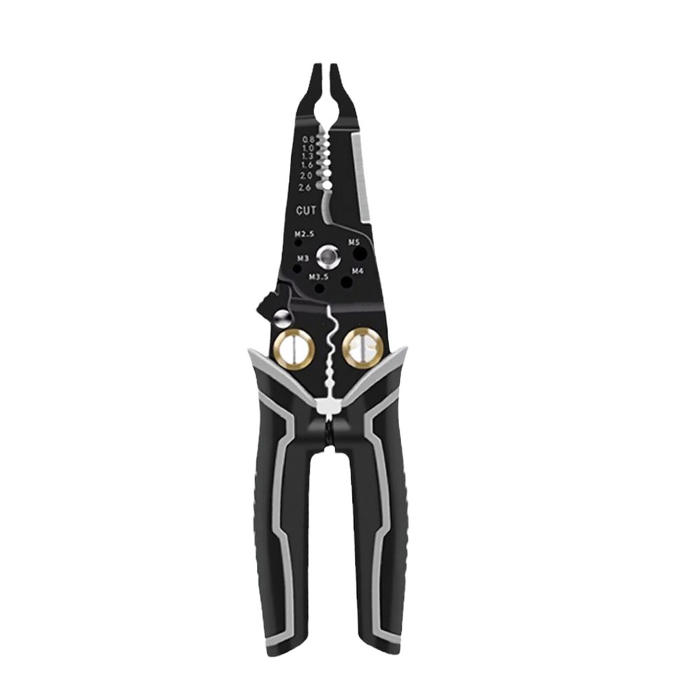 Insulated Wire Stripper Crimper Pliers with Cutter for Electrical Work  