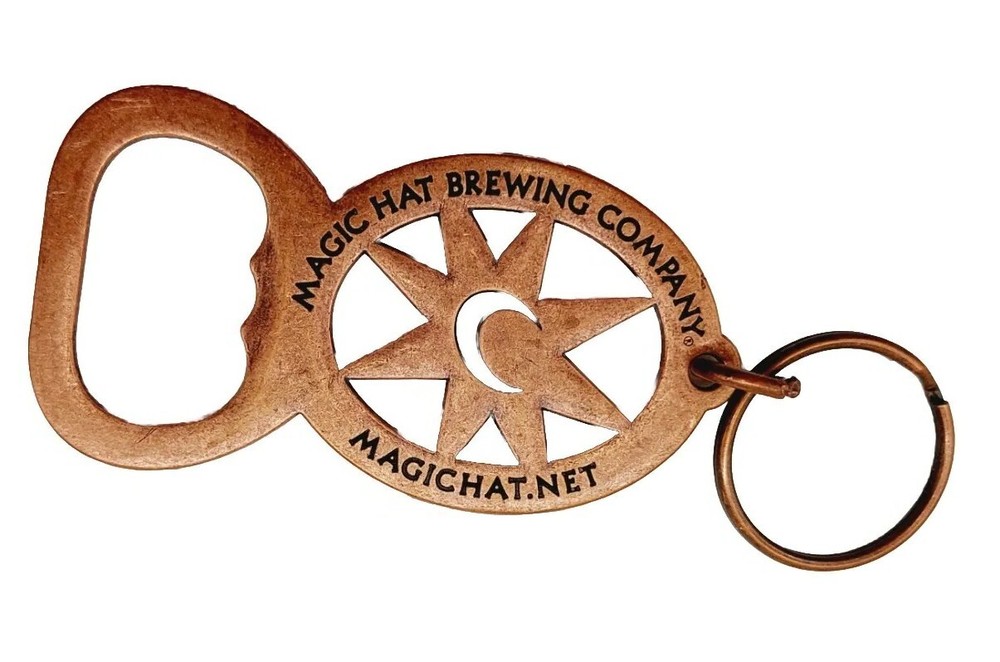 Magic Hat Brewing Company Keychain And Bottle Opener Copper Tone Color