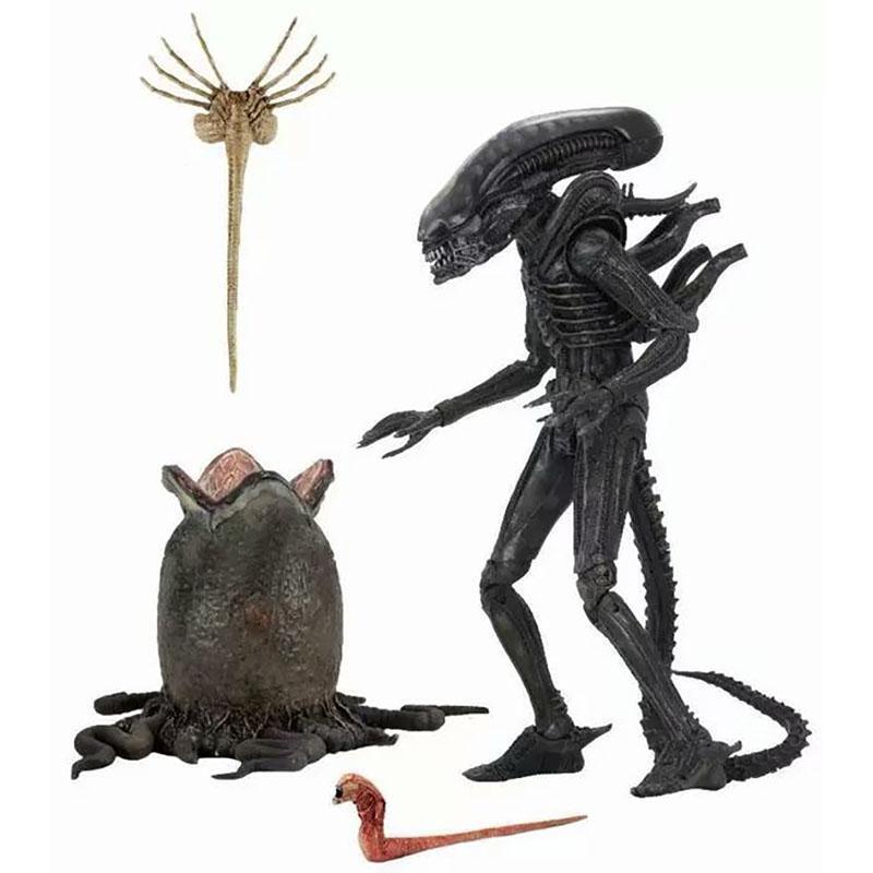 Figurine Chap Alien Horror Movie Plastic Small Multicolor Modern Carved Solid