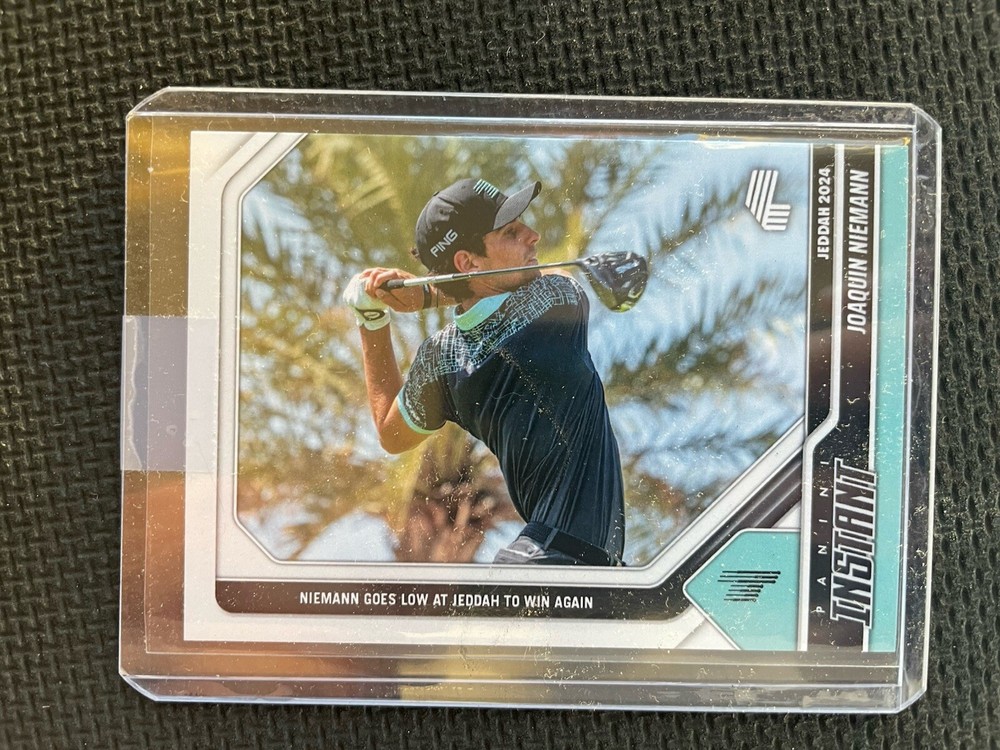 2024 PANINI INSTANT LIV GOLF #86 JOAQUIN NIEMANN WINS JEDDAH Only 56 Made