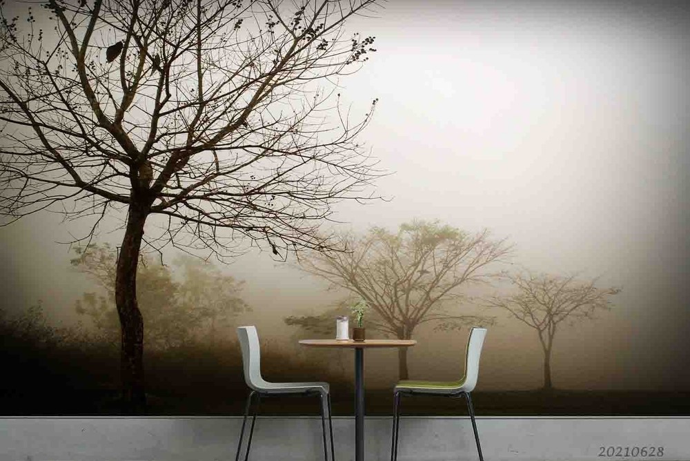 3D Tree Autumn Landscape Wall Murals Wallpaper Murals Wall Sticker
