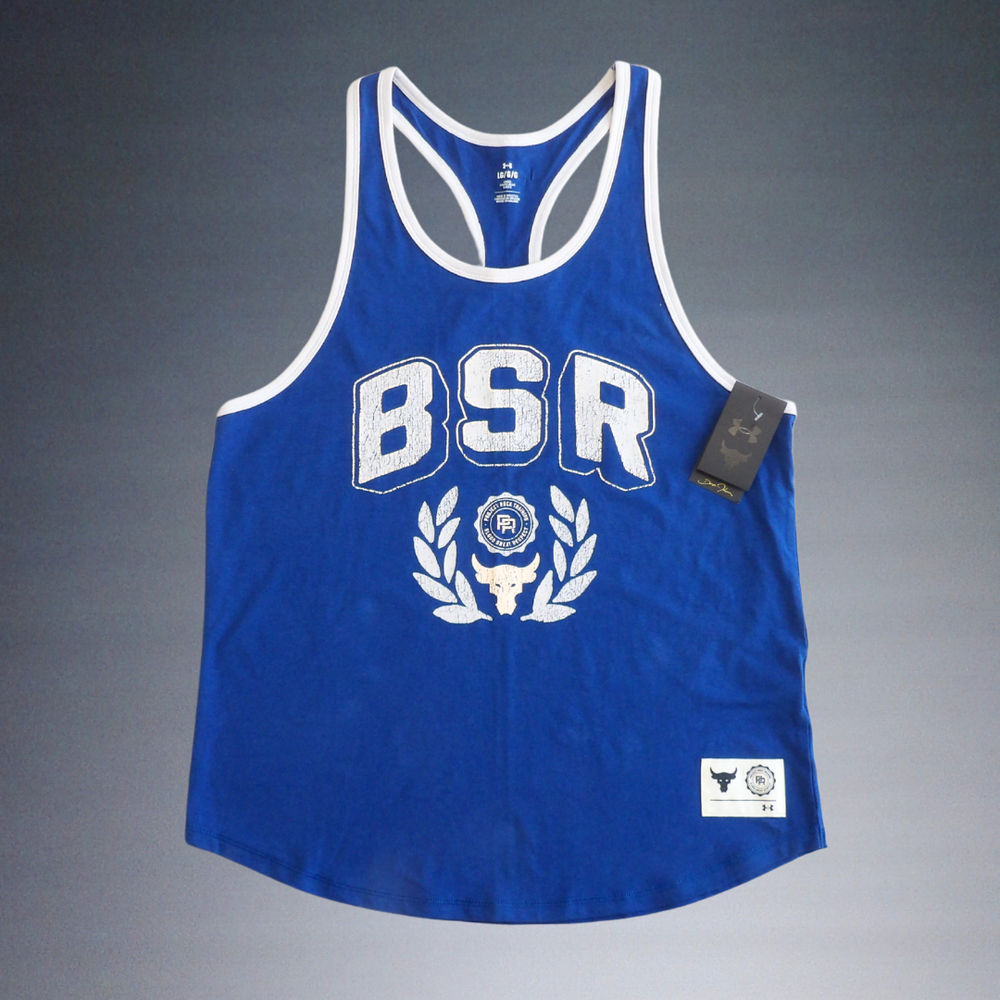 UNDER ARMOUR MENS PROJECT ROCK TRAINING BSR LOOSE TANK MUSCLE SHIRT SZ LG NWT