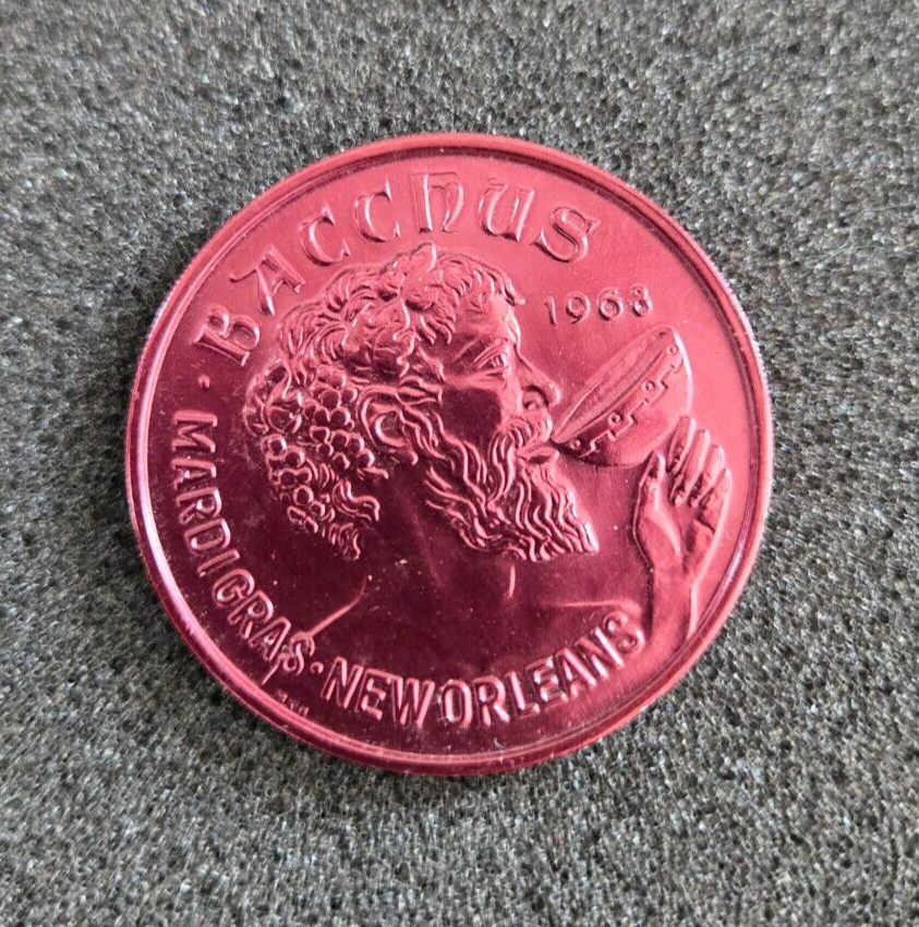 1991 Mardi Gras Bacchus Festival Souvenir Coin Steve Guttenberg Token