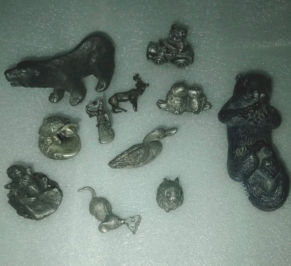 Vintage Lot Of Pewter Figures Little Gallery and more