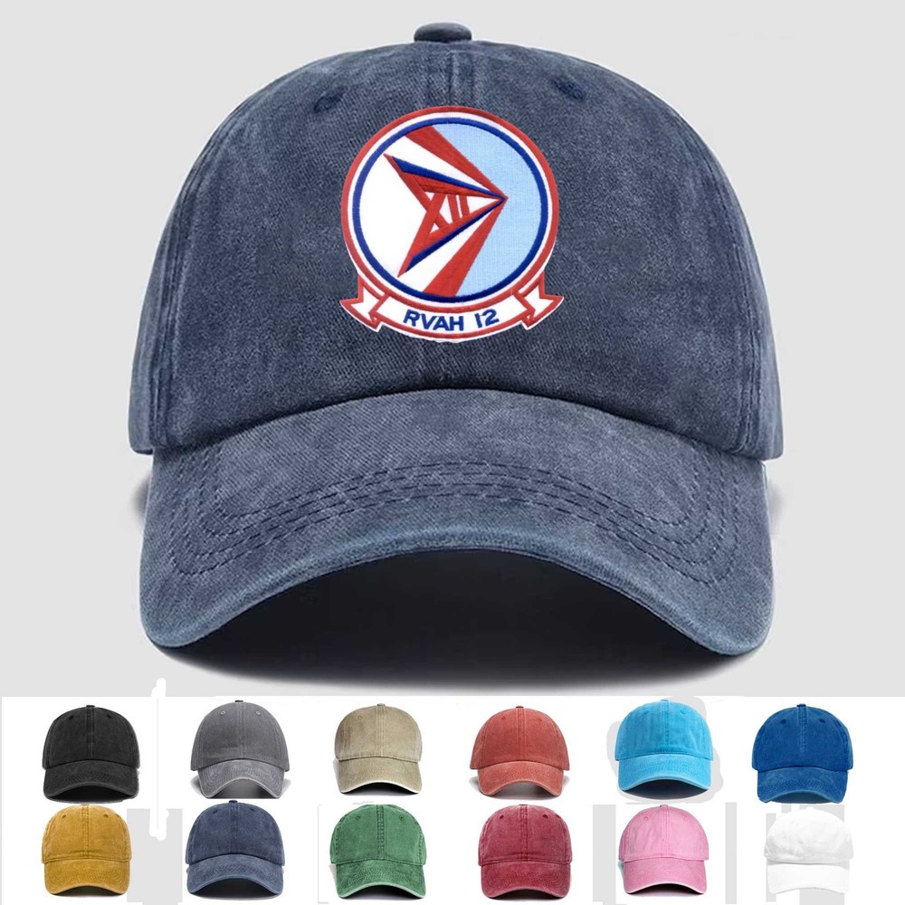 Custom Embroidered Hat Reconnaissance Attack Squadron RVAH-12 Speartips, Gift
