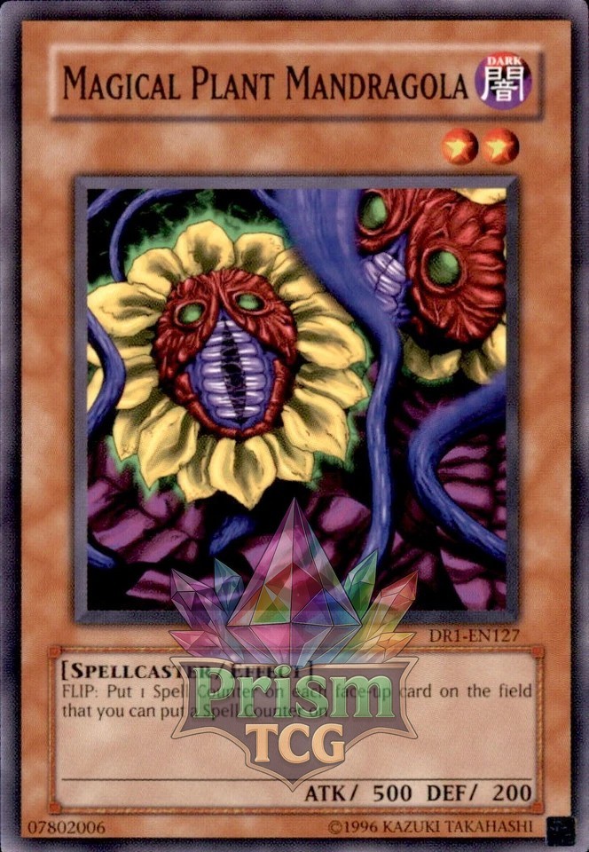 Magical Plant Mandragola DR1-EN127 Yugioh