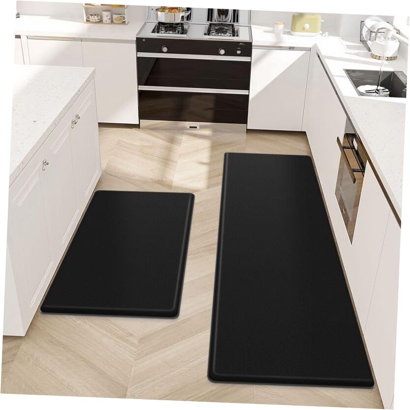 Non-Slip Cushioned Kitchen Floor Mats 2-Pack Anti-Fatigue