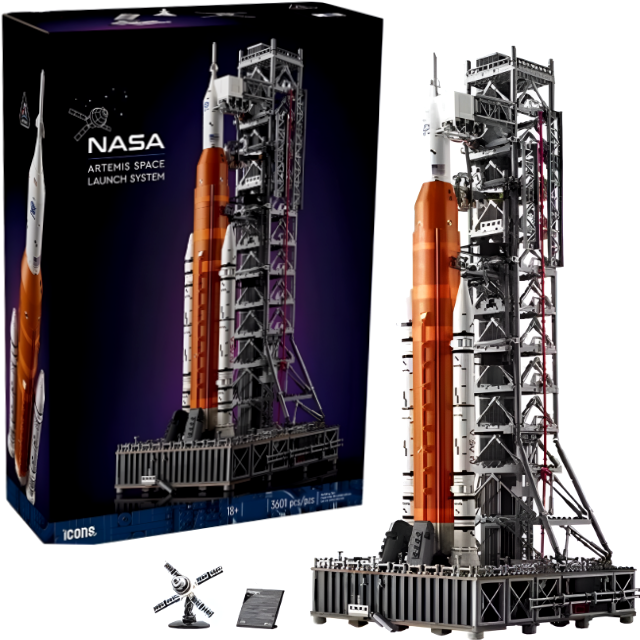 LEGO Icons 10341 NASA Artemis SLS Rocket 3601pcs Sealed Adult Set Fast Ship
