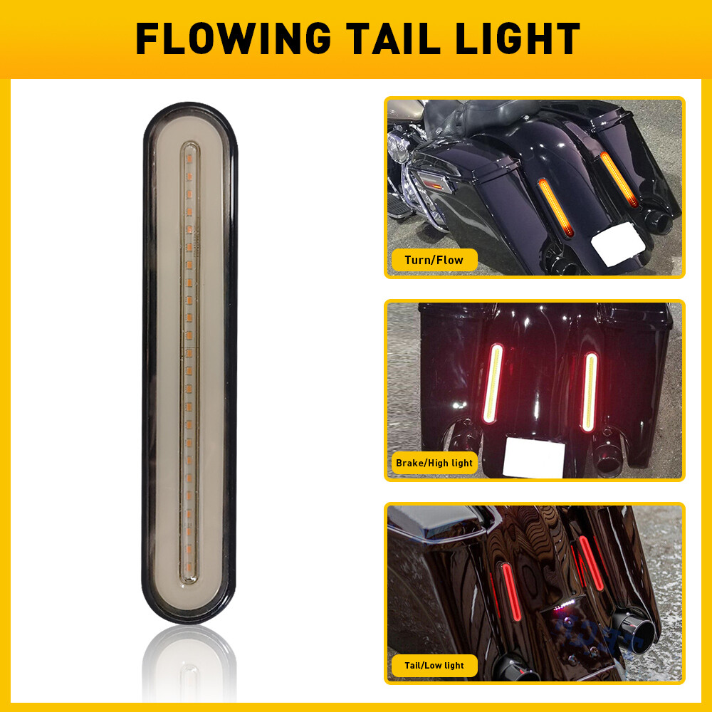 1PCS 28 LED Car Flowing Reverse Brake Turn Signal Tail Light for RV Trailer
