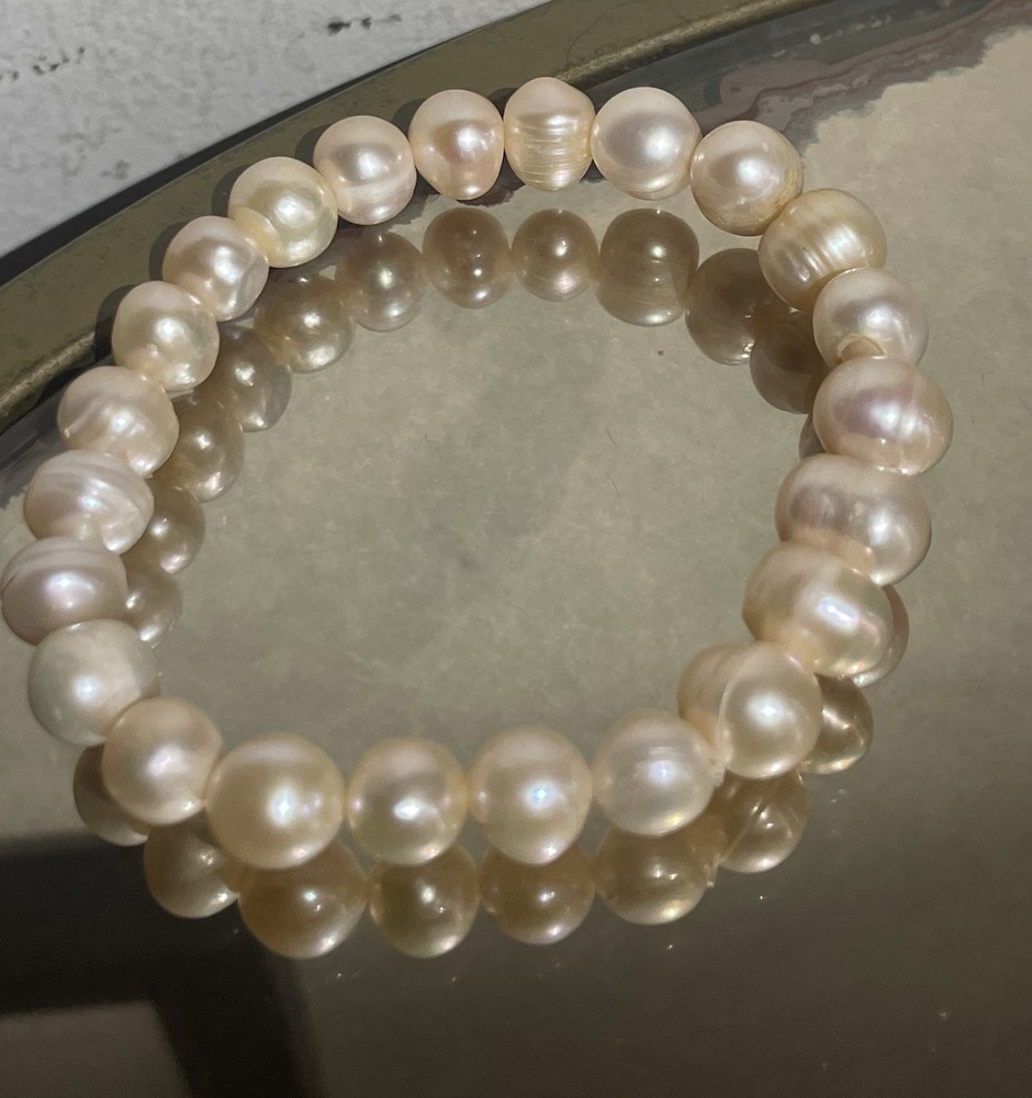 Natural South Sea Pearl Elastic Bracelet 7.5mm