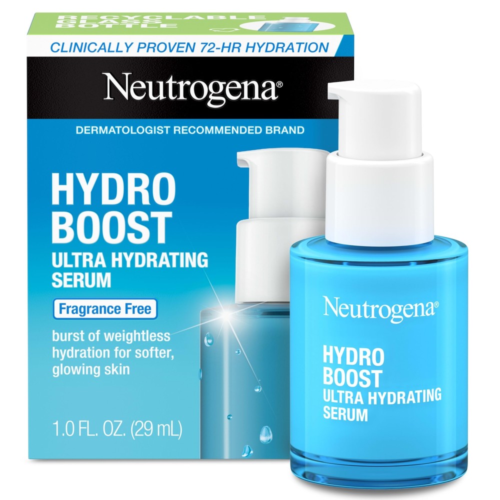 Hydro Boost Ultra Hydrating Serum with Hyaluronic Acid Fragrance-Free for Face