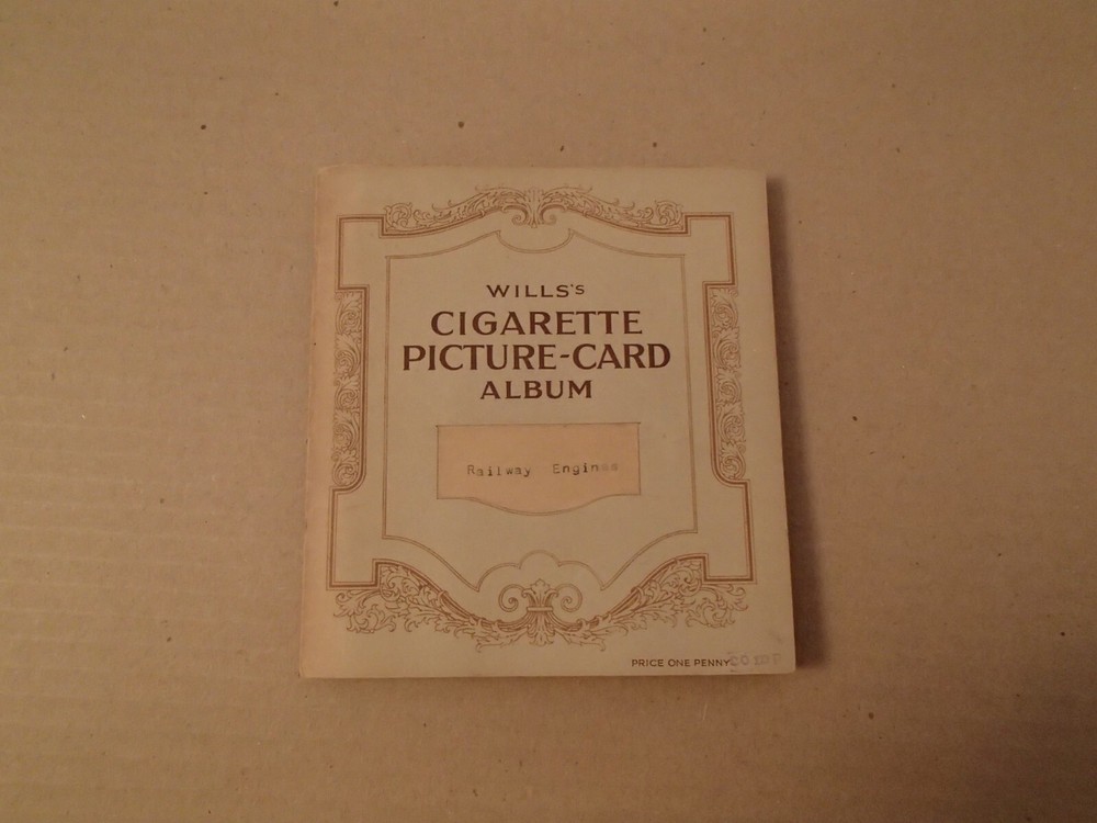 Wills Cigarette Picture Card Album Railway Engines , set of 50