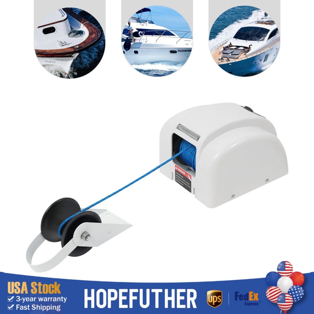 45LB Saltwater Electric Windlass Anchor Winch with Wireless Remote for Boats