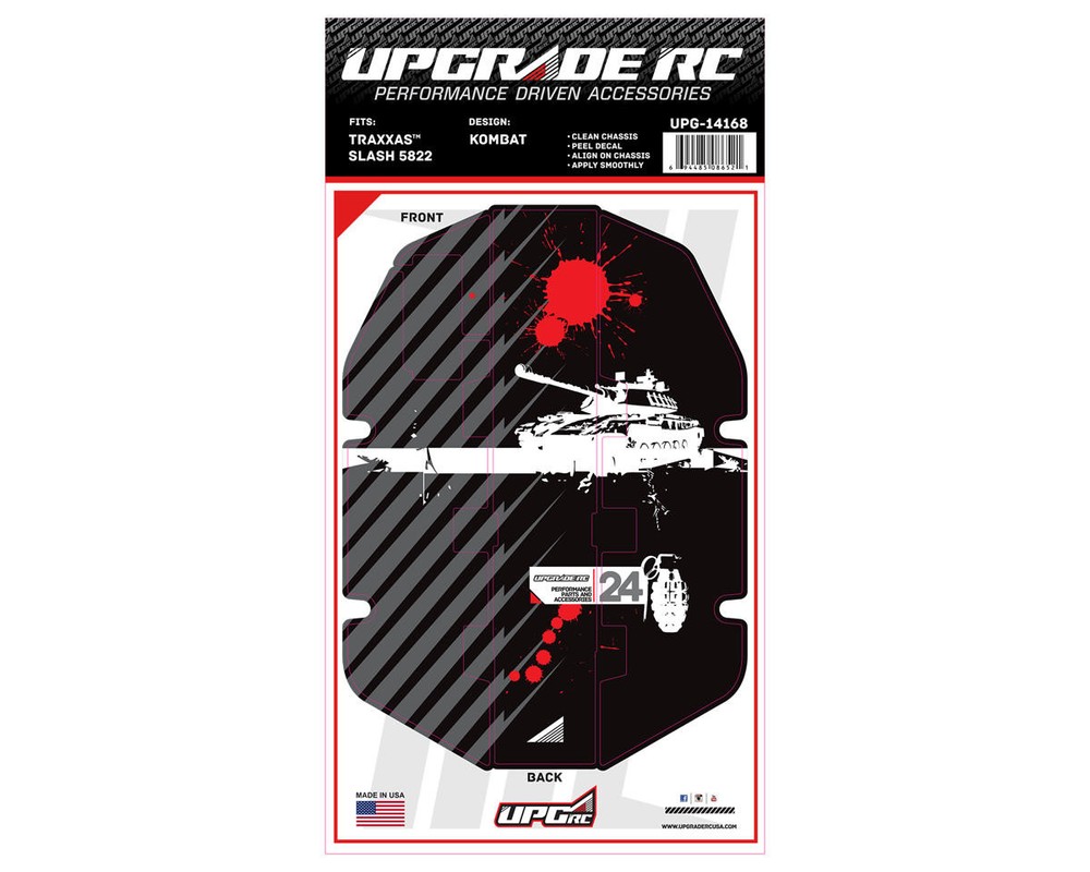 UpGrade RC Chassis Protector for Traxxas® Slash® 2WD (Kombat) (1) [UPG-14168]