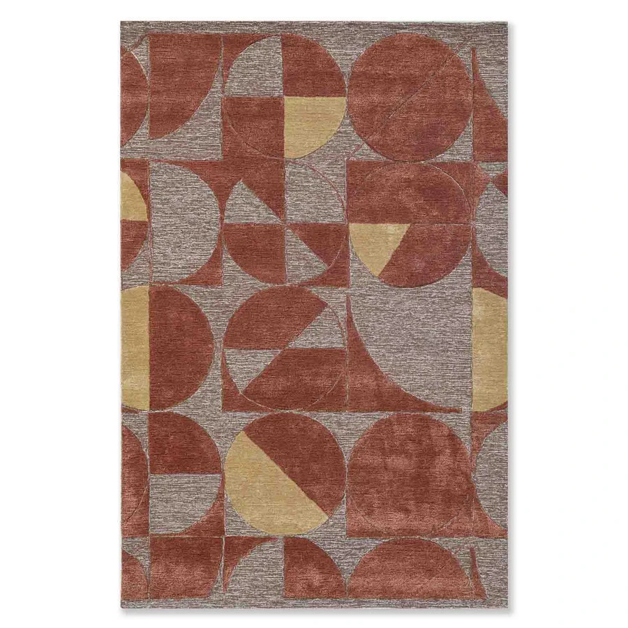 Hand Tufted Woollen And Viscose Rug Handmade Color Multicolor Design Carpet Rug