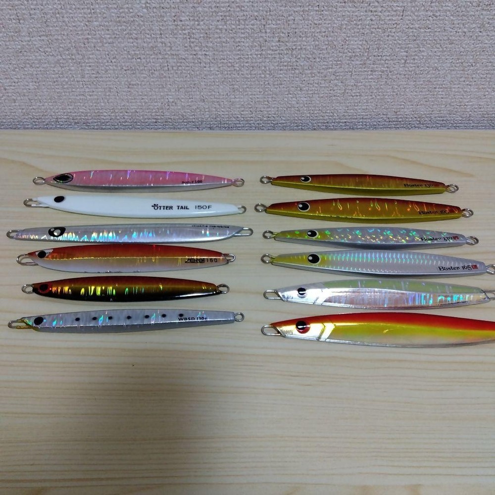 Fishing Lure Set of 12 metal jigs Tsuda jig Namu jig etc.