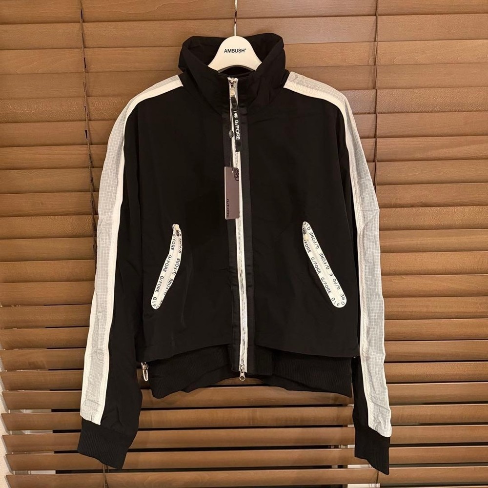 G/Fore Golf Women's Long Sleeve Sweater Jacket Black Size S M L  Japan DHL FedEx