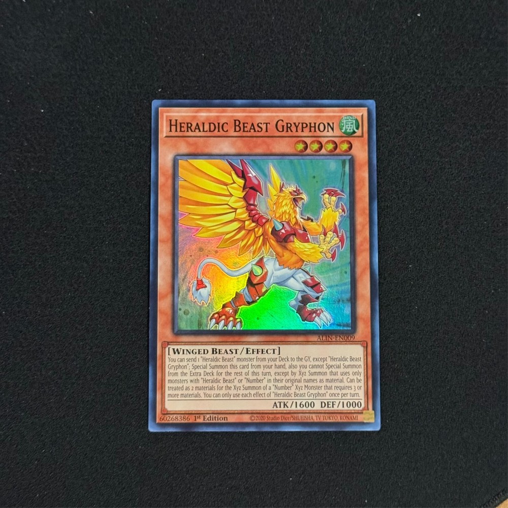 Heraldic Beast Gryphon ALIN-EN009 Super Rare Alliance Insight Card