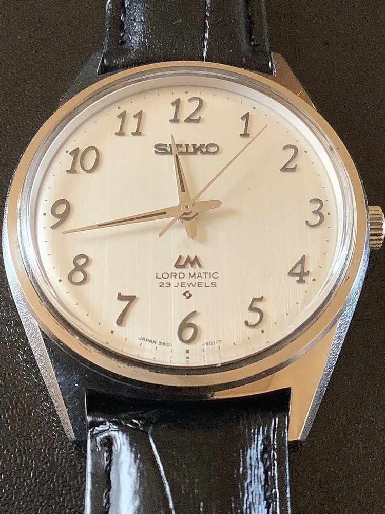 Seiko Lord Matic Arabic Dial Watch Ref 579042