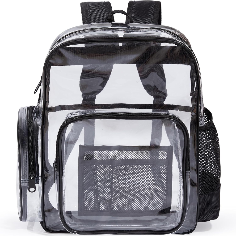 Large Clear Backpack Grande Mochila Heavy Duty PVC Transparent Backpacks for Sch