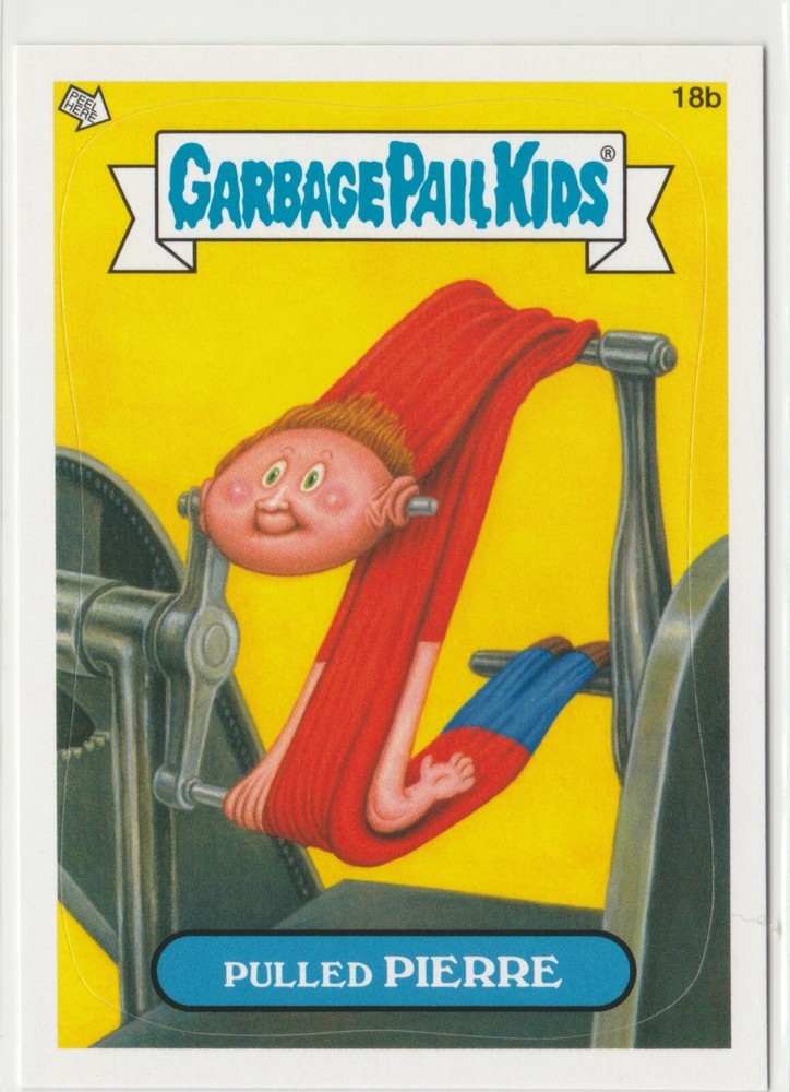 Pulled Pierre #18b Garbage Pail Kids GPK 2012 Series 1 BNS1 Brand New