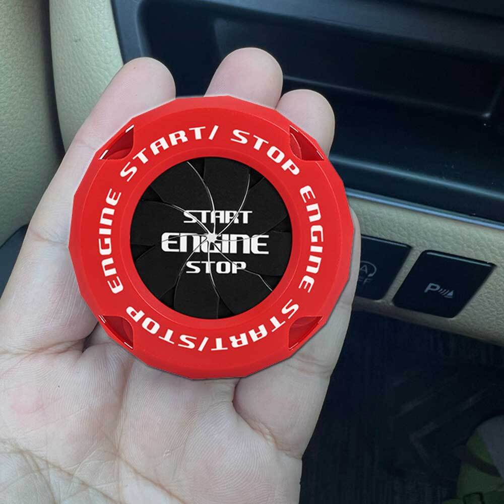 Car Engine Start Ignition Stop Button Protective Cover Car Accessories Universal