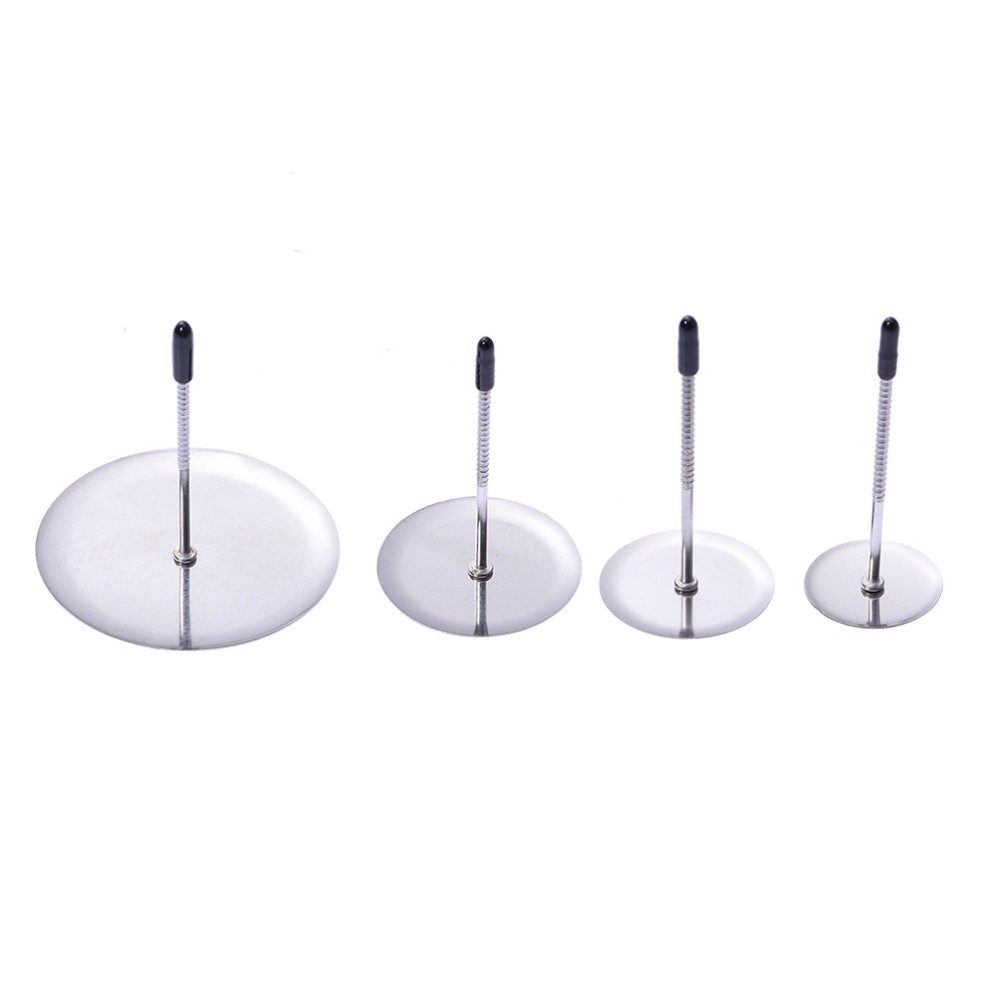 4-Piece Cake Decorating Pipe Set with Flower Lifters and Nail