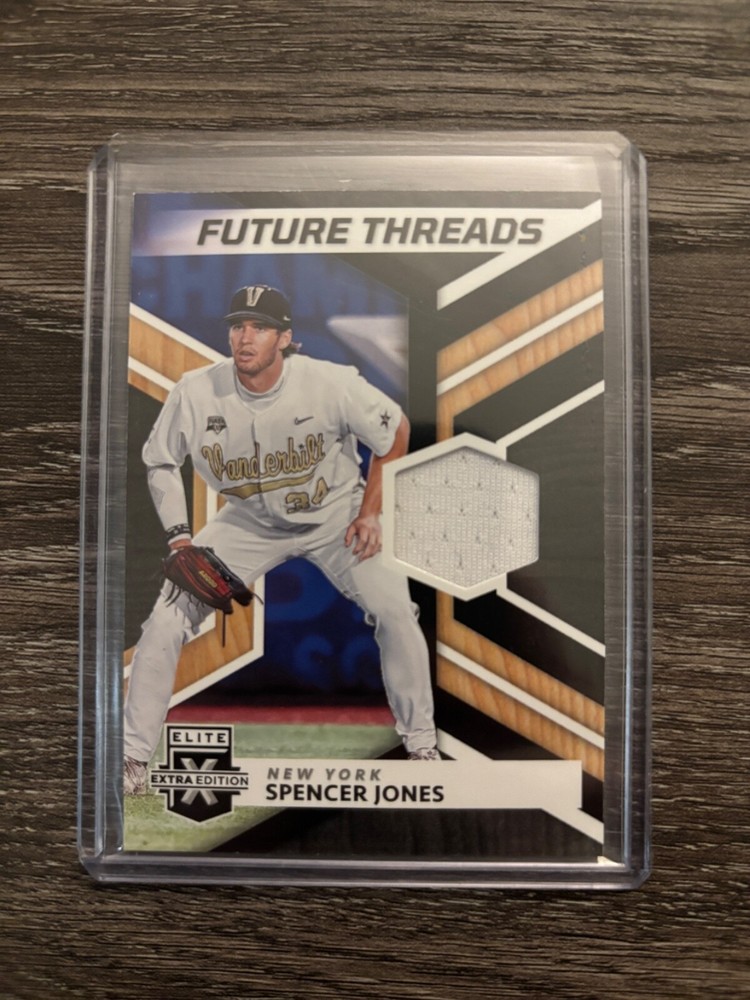 Spencer Jones 2022 Jersey Card Panini Future Threads #FT-SJ