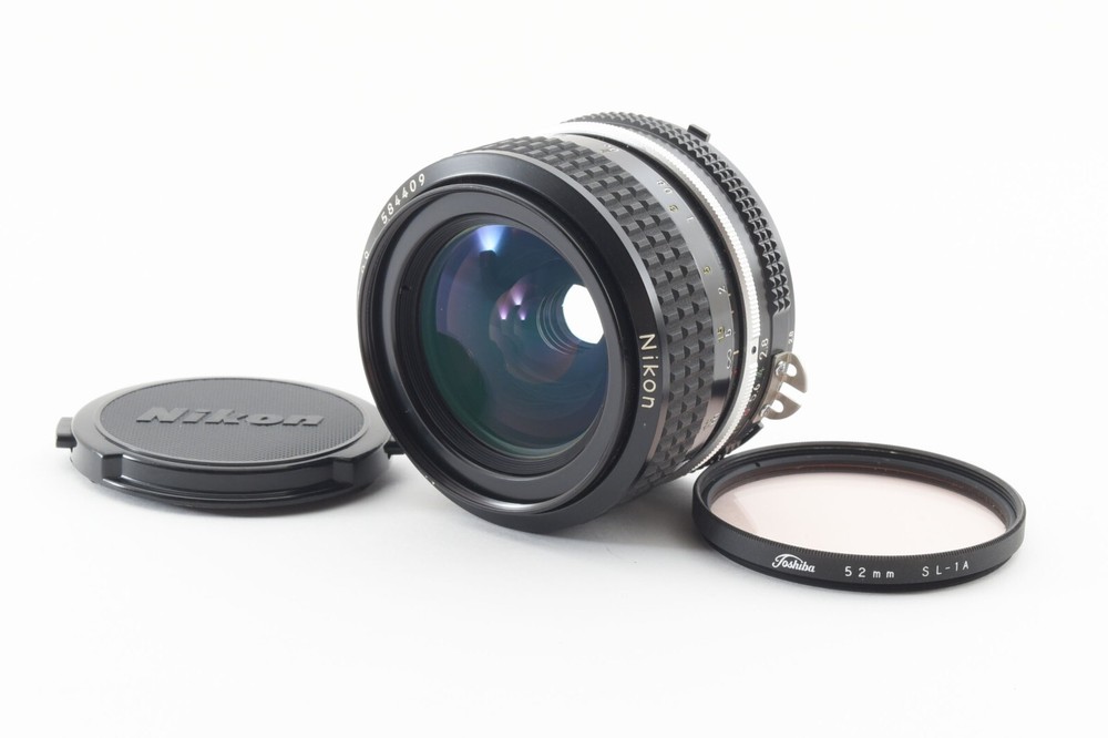 [ Near MINT ] Nikon Ai NIKKOR 28mm f/2.8 Wide Angle Prime MF Lens From JAPAN 051