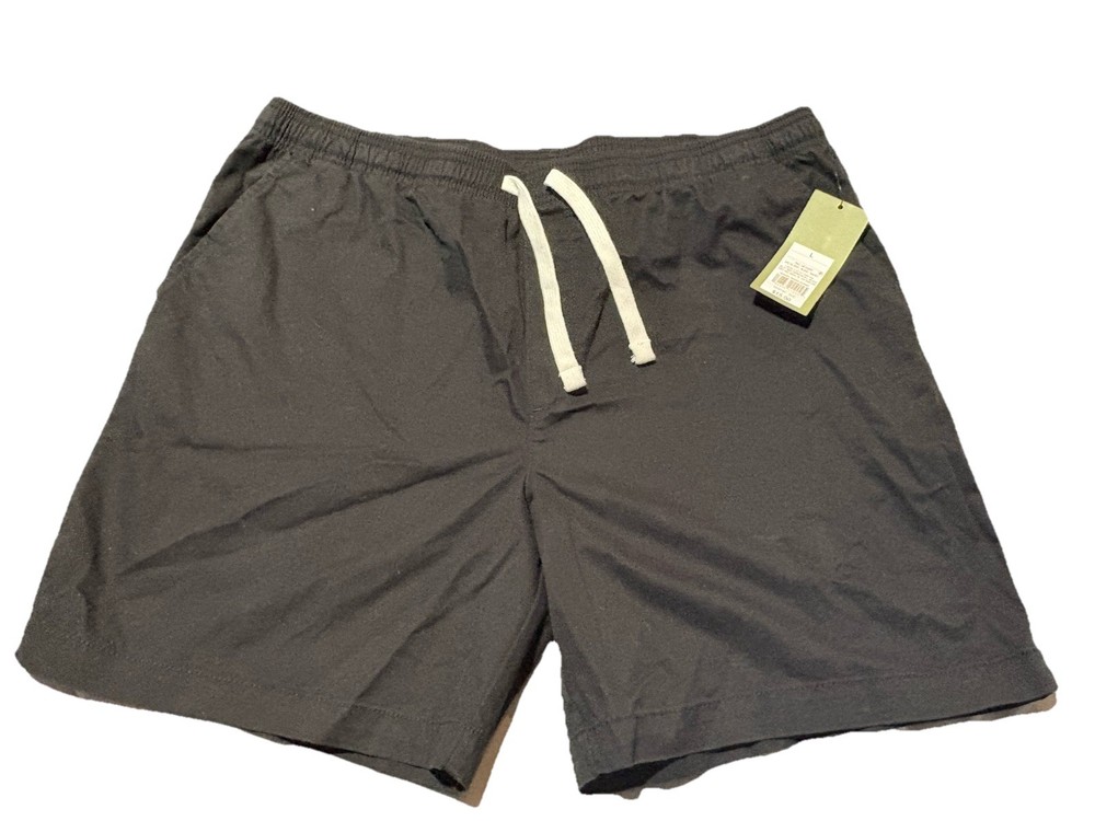 Goodfellow & Co Mens Black 7-Inch Inseam Everyday Shorts Size Large NWT