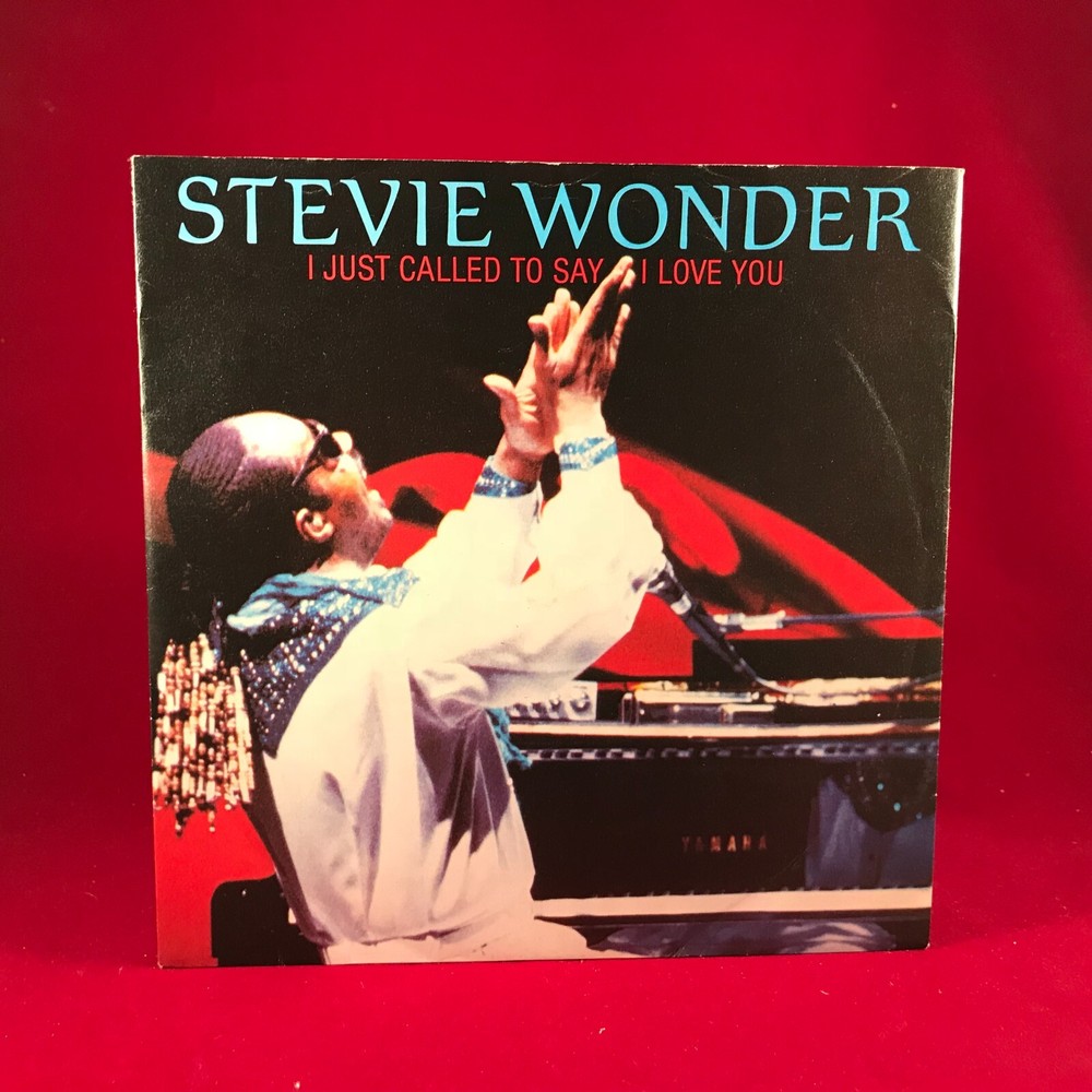 STEVIE WONDER I Just Called To Say I Love You 1984 UK 7