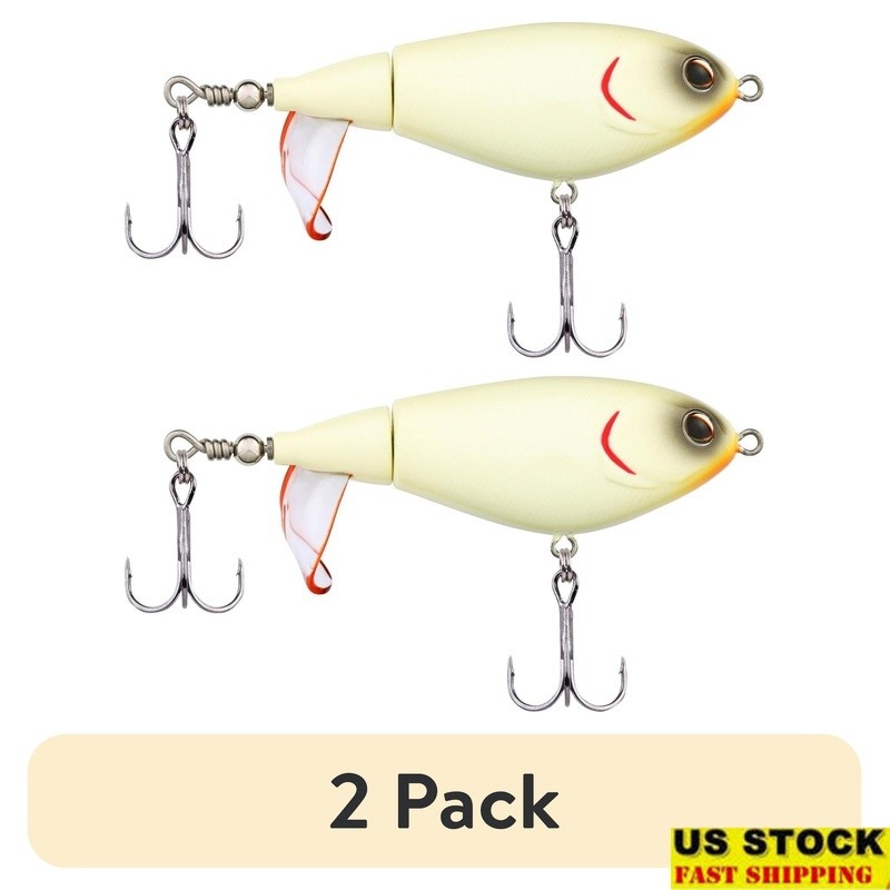 Topwater Lure Choppo Freshwater Bass Fishing Durable Propeller Tail Sharp Hooks