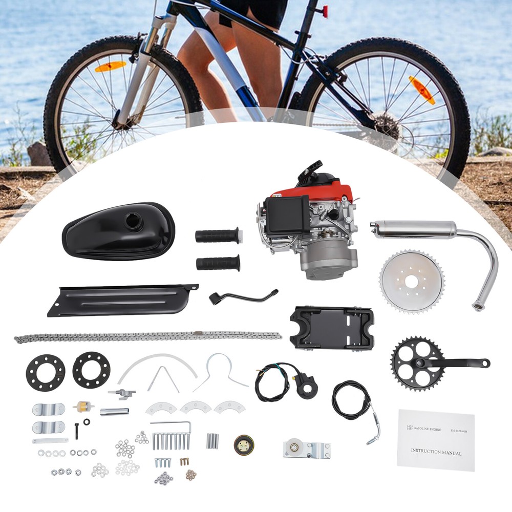 53CC 4-Stroke Motorized Petrol Motor Engine Dirt Bike Pull Start Conversion Kit