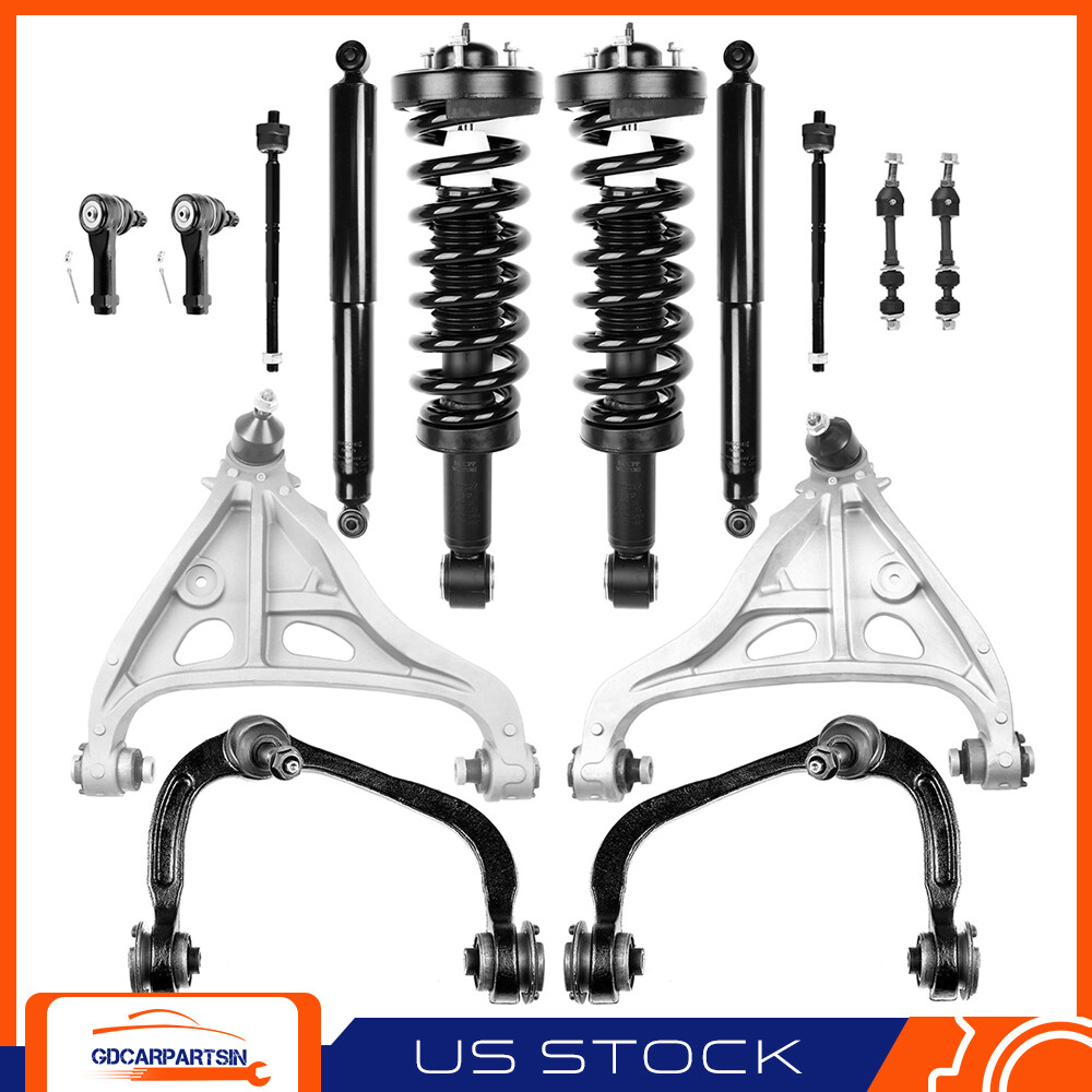 Ford F150 Mark LT RWD Suspension Kit with Struts Shocks Control Arms Tie Rod Sway Bar