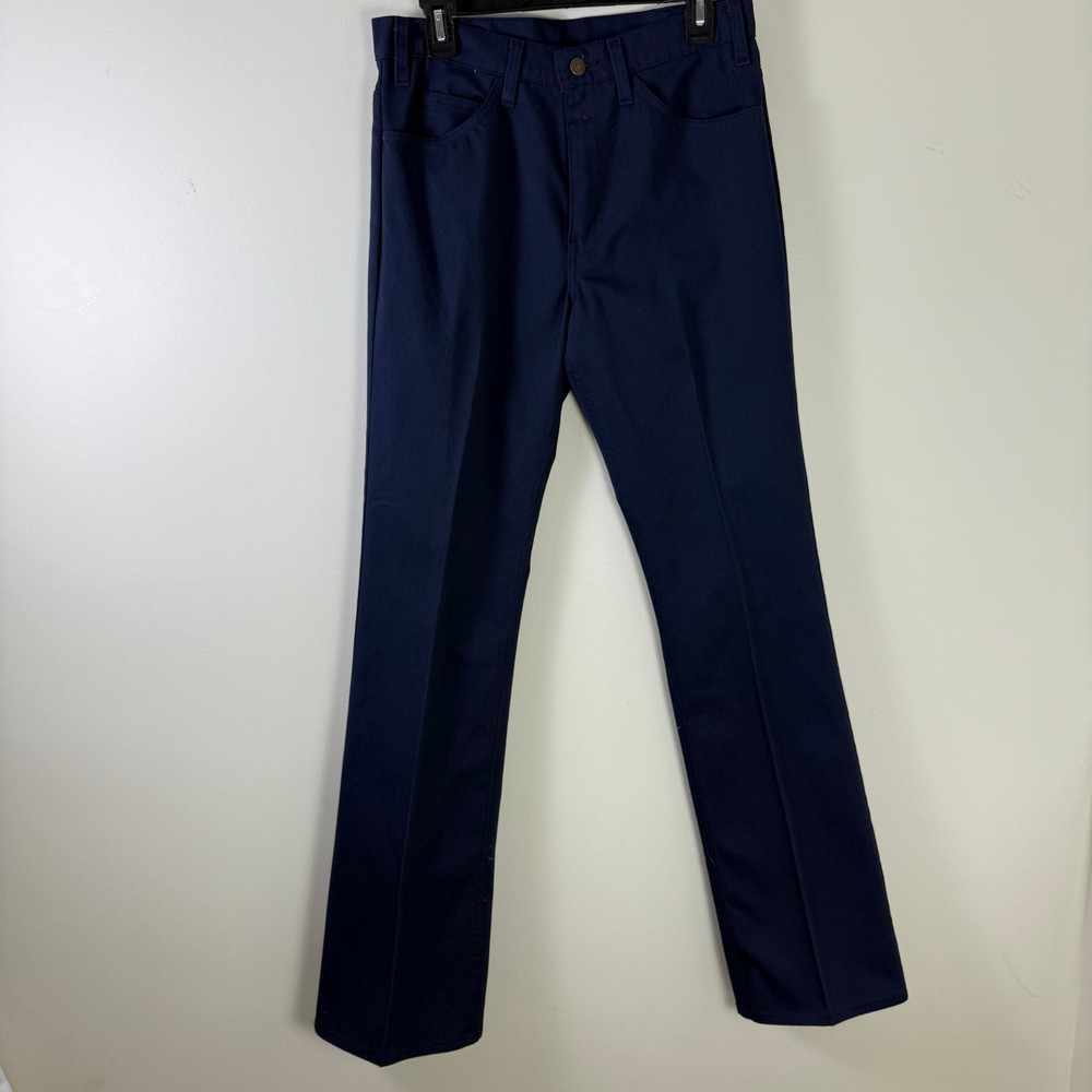 Vintage 60s/70s Levis Sta-Prest navy casual dress pants mens 32x36