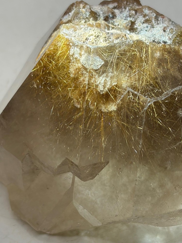 Radiant Rutile Quartz Crystal-Raw & Unpolished