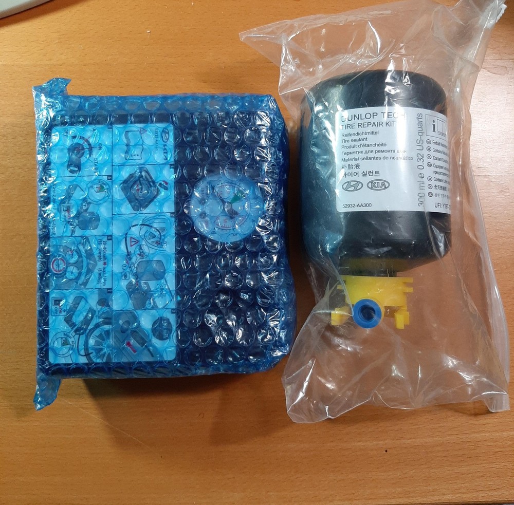 Hyundai/Kia Tire Mobility Kit Tire Inflator & Sealant 52933-AA180 52932-AA300