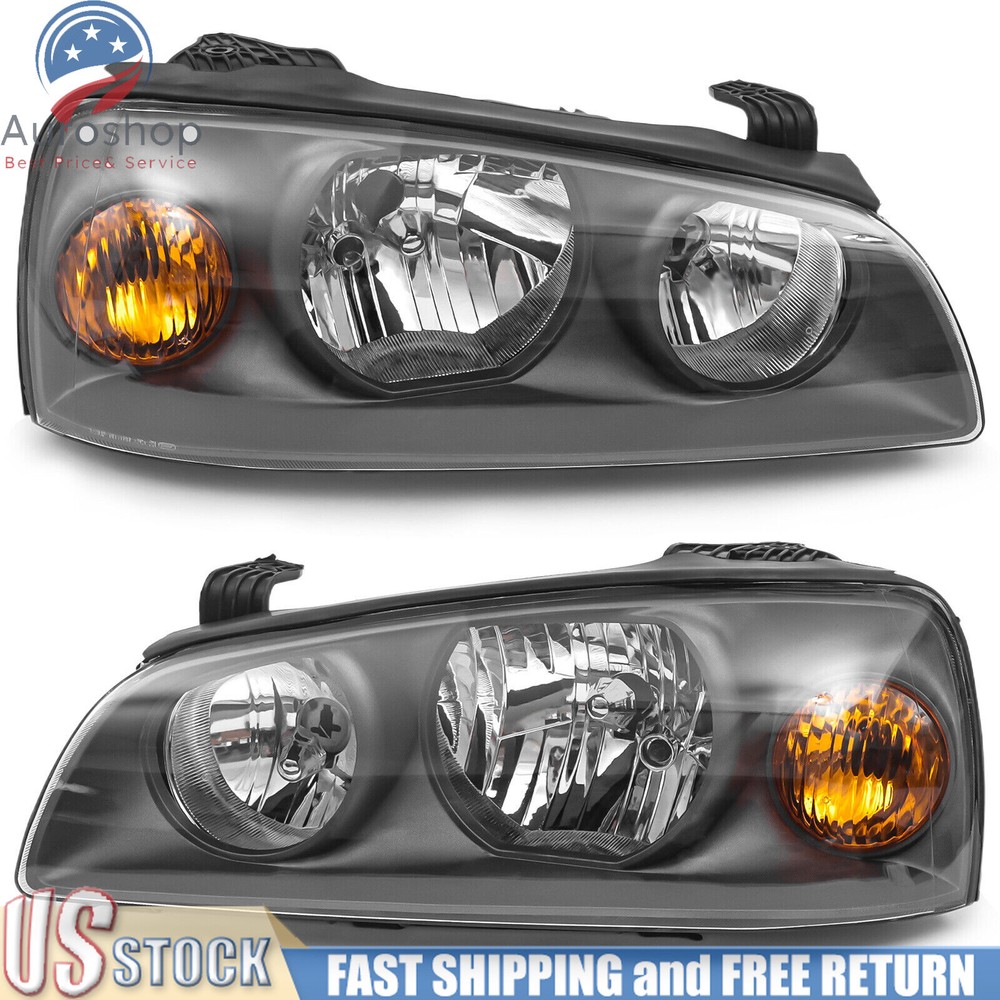 Left & Right Headlights Set For 2004 2005 2006 Hyundai Elantra Head Lamps Pair