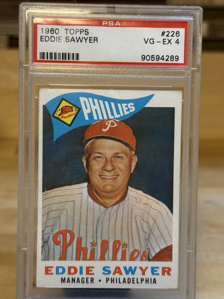1960 Topps - Eddie Sawyer #226