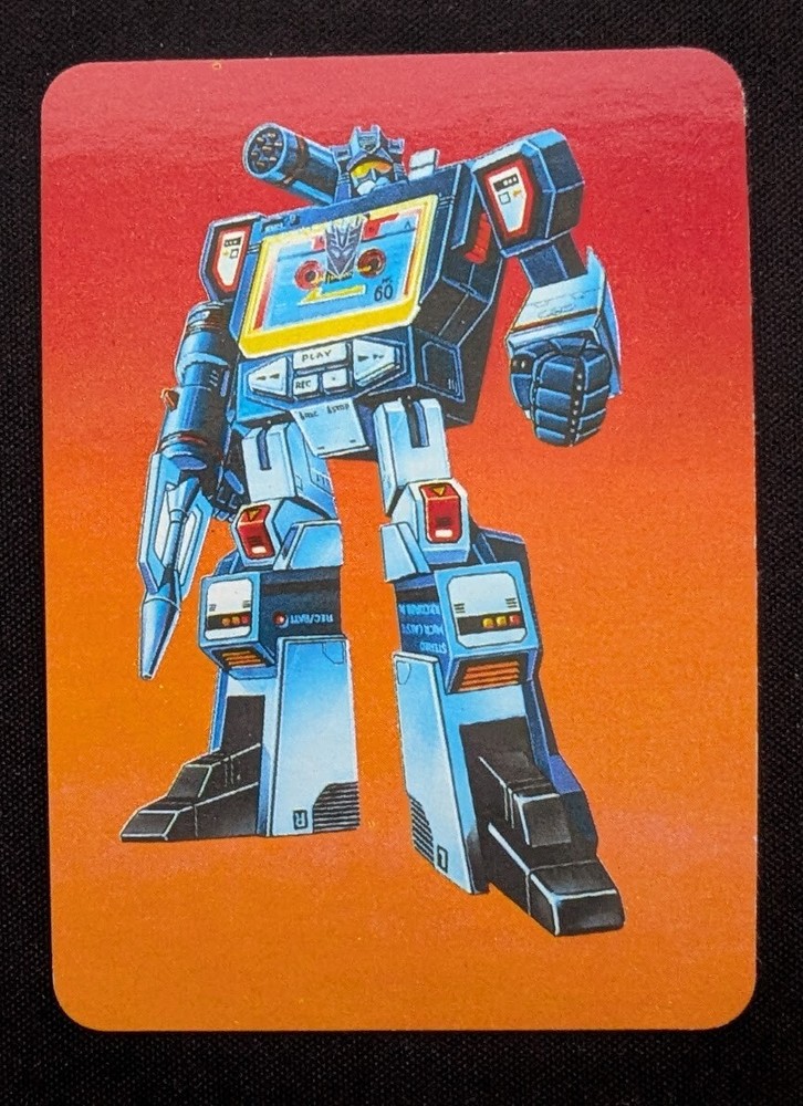 1985 HASBRO TRANSFORMERS SERIES 1 #104 SOUNDWAVE *ROOKIE* MINT+ *$1 AUCTION*