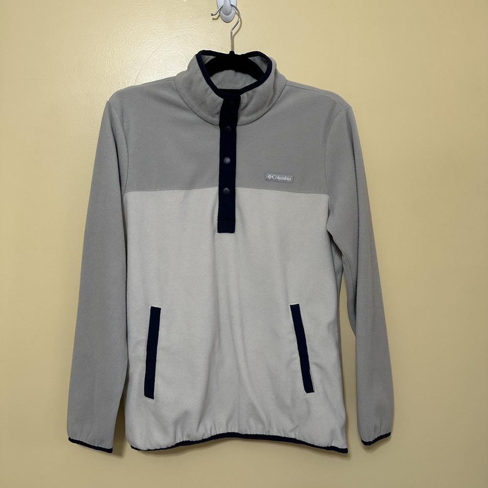 Columbia Benton Springs Half-Zip Fleece Pullover for Women - Two-Tone Gray