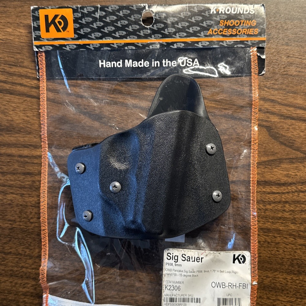 Sig Sauer P938 OWB Pancake Holster Right Hand