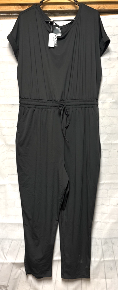 LADIES Plus Size Grey Utility Pants JUMPSUIT Romper- SIZE XXL