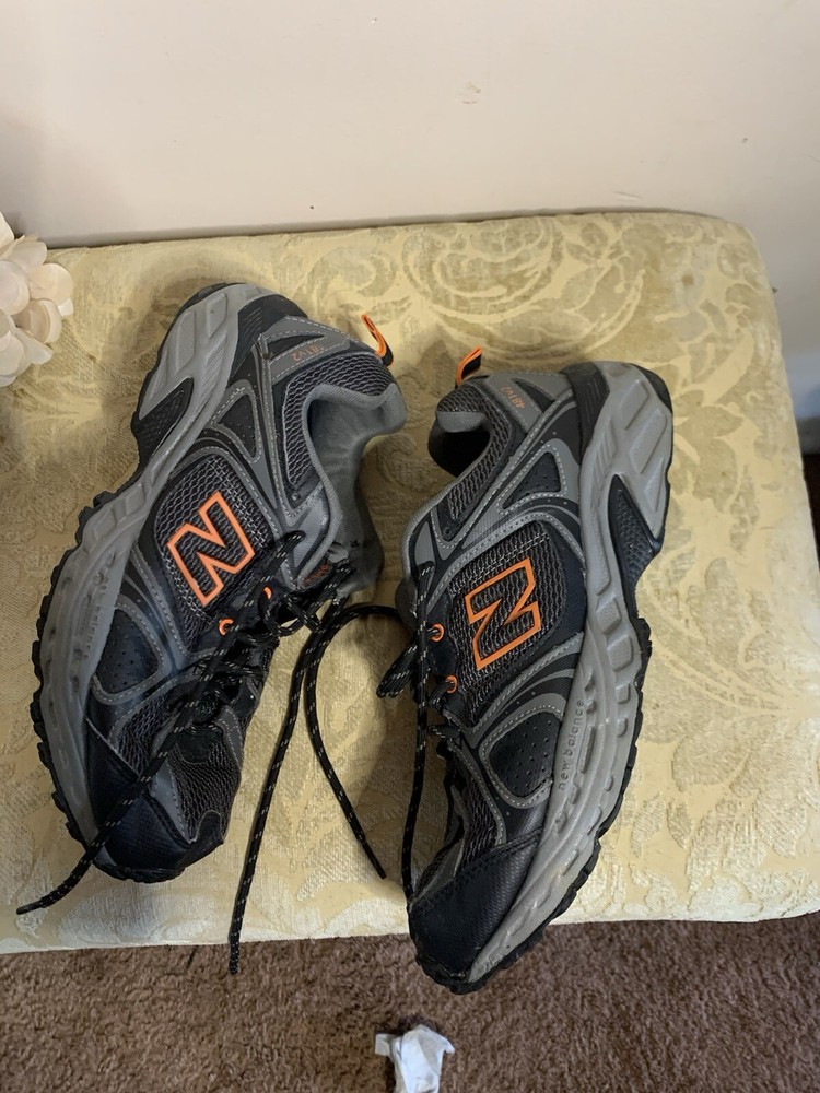 Back To School Time! Size 10 -Nice New  Balance 410v5 Trail Thunder Orange-image