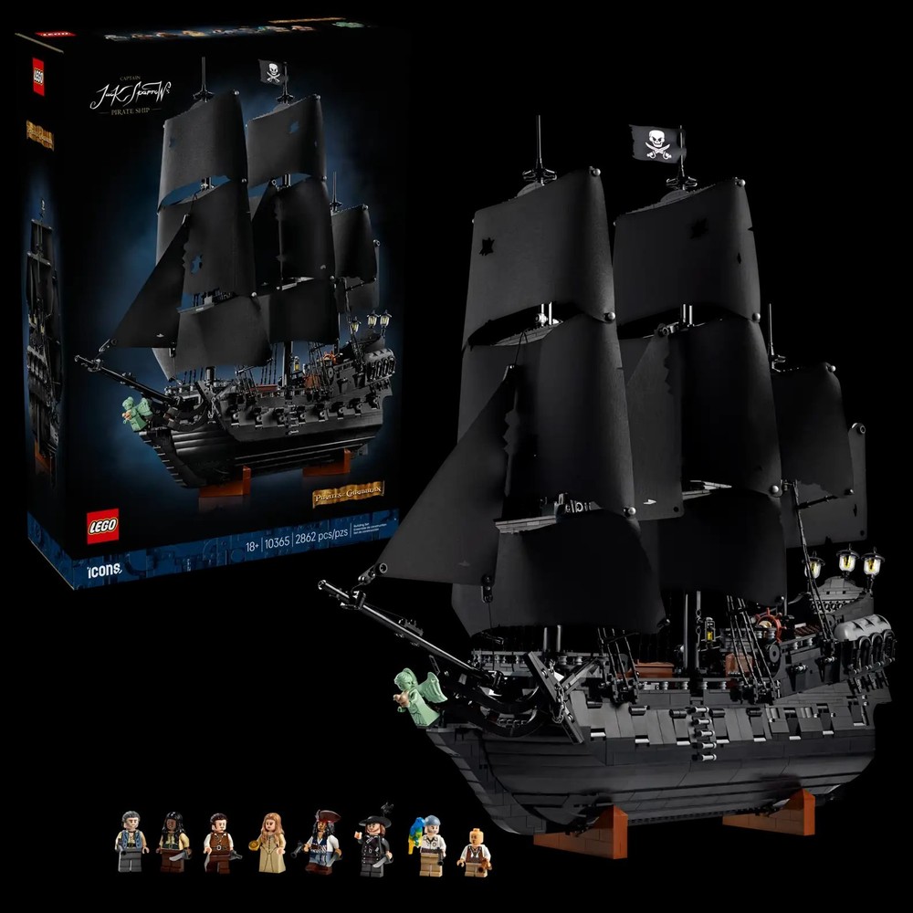 LEGO 10365 ICONS Captain Jack Sparrow’s Pirate Ship Brand New Sealed